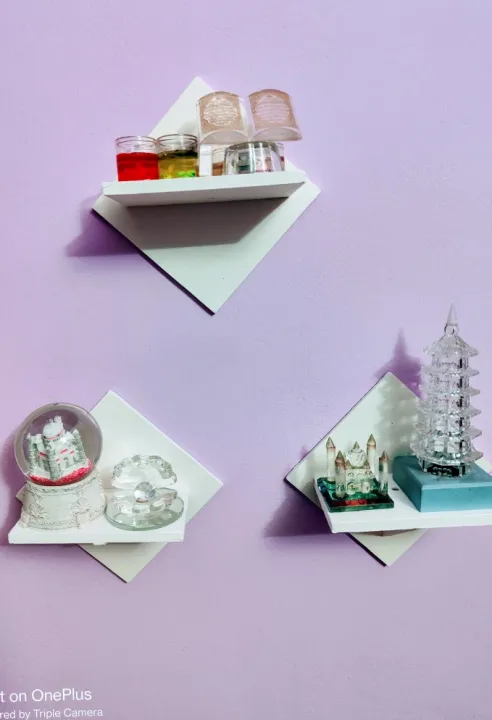 3%20Pcs%20Self-Adhesive%20Wall%20Hanging%20Kite%20Flower%20Stand%20-%20Decorative%20Punch-Free%20Showpiece%20Holder%20for%20Home%20Decor%20-%20Image%205