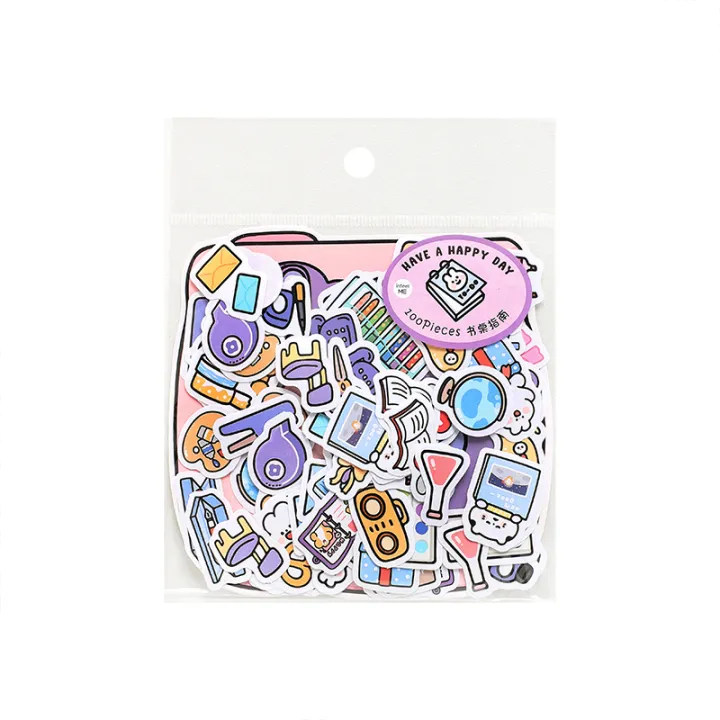 100%20pcs%20Kawaii%20Cartoon%20small%20Stickers%20Cute%20Mini%20Decorative%20Scrapbooking%20accessories%20Adhesive%20Diy%20junk%20journal%20supplies%20-%20Image%206