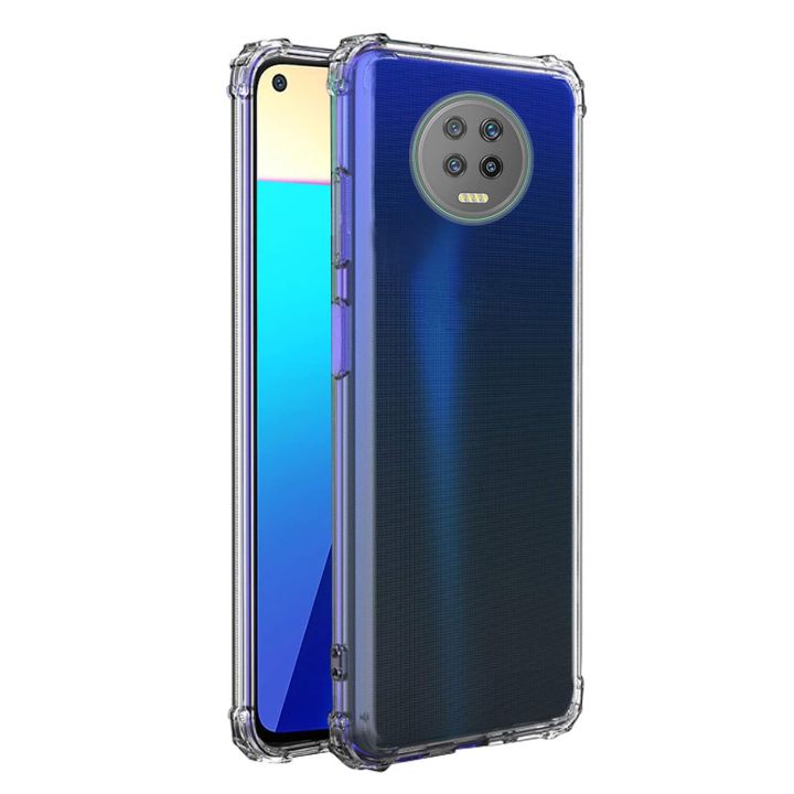 Infinix Note 7 Premium Silicone Case Crystal Clear Soft TPU Ultra-Thin Transparent Flexible Protective Mobile Phone Back Cover