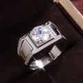 Wedding Ring Ring Wedding Jewelry Men's Knot Luxury Men's Ring 925 Sterling Silver 8mm Lab Diamond Setcosplay. 