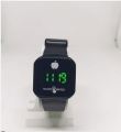 Nice quality Led watch for men rubber strap colour black. 