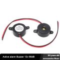 1pcs/LOT Active alarm Buzzer 12v dc mini signal alarme module KIT low level trigger 90dB Continuous Sound Beeper Binaural Stereo. 