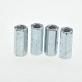 M5 M6 M8 M10 M12 M14 M16 M18 M20 Rod Coupling Hex Nut steel Galvanized Long Hex Nut Connection Thread Nut DIN 6334. 