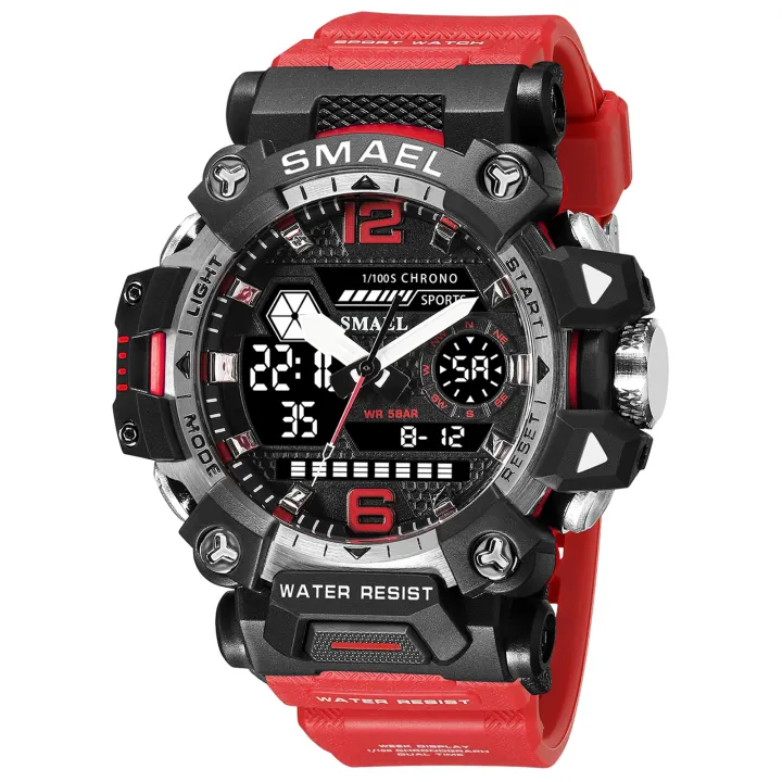SMAEL%20SMAEL%20Men's%20Tactical%20Watch%20Functional%20Large%20Dial%20Calendar%20Waterproof%20Luminous%20Stopwatch%20Dual%20Display%20Quartz%20Watch%20-%20Image%206
