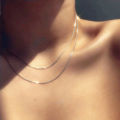 Stainless Steel Water Resist Round Snake Neck Chain for Boys Men Necklace for Boys Men.