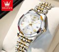 OLEVS 9931G Stainless Steel Premium Design Fashionable Quartz Wristwatch for Men. 
