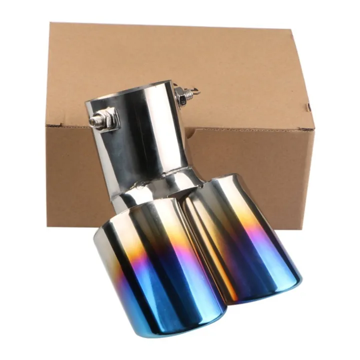 1xUniversal%20Exhaust%20Muffler%20Pipe%20End%20Stainless%20Steel%20Car%20Round%20Mouth%20Double%20Pipe%20Tail%20Pipe%20Car%20Tail%20Throat%20Exhaust%20Pipe%20-%20Image%209