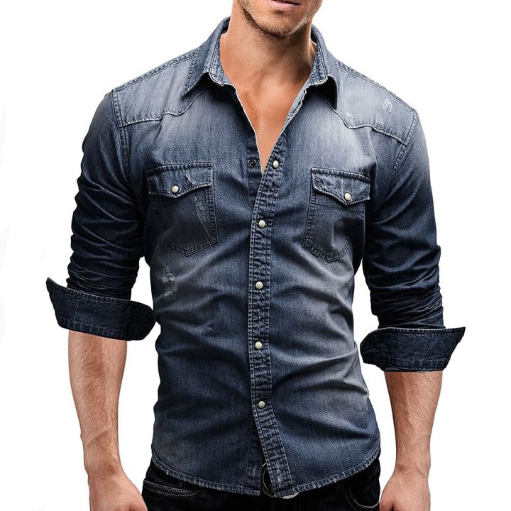 Denim%20TShirt%20Men%202022%20Mes%20Cotton%20Jeans%20TShirt%20Fashion%20Autumn%20Slim%20Long%20Sleeve%20Male%20Cowboy%20Shirt%20Stylish%20Wash%20Slim%20Tops%20-%20Image%205