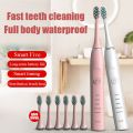 USB Charge Rechargeable Tooth Brushes Washable Electronic Whitening Teeth Brush Powerful Ultrasonic Sonic Electric Toothbrush. 