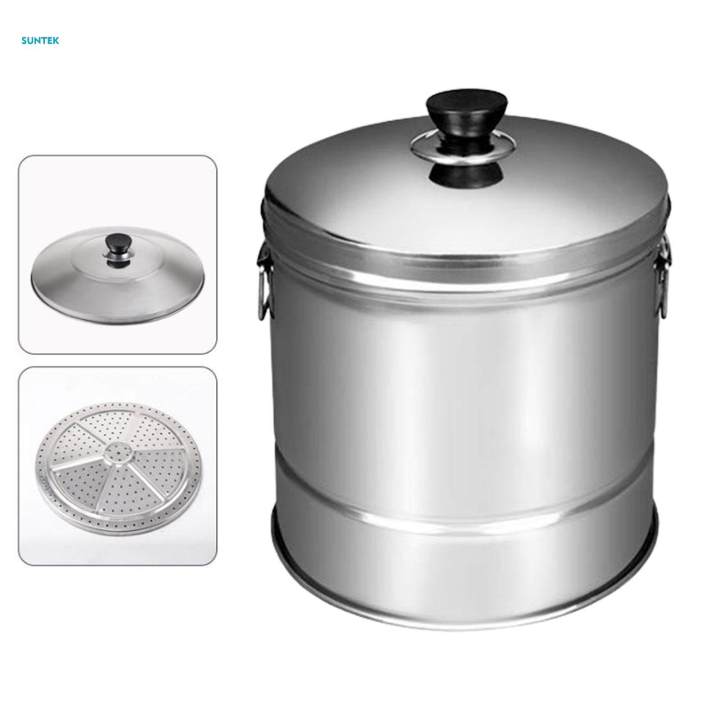 Stainless%20Steel%20Rice%20Steamer%20with%20Inset%20Draining%20Basket%20Rice%20Steaming%20Bucket%2031cmx25cm%20-%20Image%206