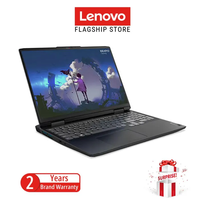 Lenovo IdeaPad Gaming 3i Laptop: 12th Gen Intel Core i7 Processor - 16GB RAM, 512GB SSD, NVIDIA RTX 3050 Graphics, 16" Display