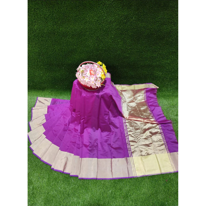 Halfsilk Tangail Tant Saree without blous pieces for women