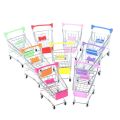 Mini Supermarket Handcart Shopping Utility Cart Mode Storage Toy Child Shopping Cart Toy Organizer Craft Storage Baskets.