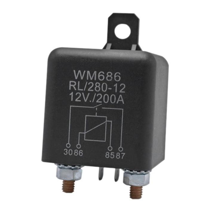 Isolator Relay 4-Pin WM686 Start Relay Car Relay RL/280 200A