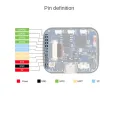 ESP32-S3 1.69-Inch Touch LCD Display Microcontroller Development Board 240x280 ST7789V2 3-Axis Acceleration. 
