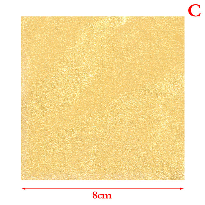 100pcs Candy Paper Aluminum Foil Paper Candy Chocolate Wrapping Gold ...