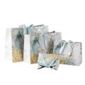 Event Party Favors Marbled Gift Bags Birthday Party Supplies Clothing Store Tote Bags Valentine's Day Gift Bags. 