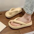 Fashion Thick Platform Flip Flops Woman Beach Sandals Soft Vintage Anti-Slip Slippers Couple Outdoor Summer Beach Eva Men Slides. 