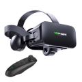 Home VR 3D Glasses Box Stereo Devices with Headset Controller Suitable For 4.7-6.7' IOS Android Google Cardboard.