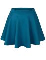 Women’s Silk Flared Mini Skirt – Soft Shiny Fabric Short Skirt for Chic and Casual Outfits. 