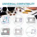 Sewing Machine Needles, 60Pcs Universal Ballpoint Sewing Machine Needles Sewing Machine Accessories for Denim Jeans. 