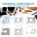 Sewing Machine Needles, 60Pcs Universal Ballpoint Sewing Machine Needles Sewing Machine Accessories for Denim Jeans. 