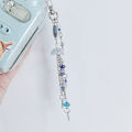 Sweet Jellyfish Tassel Phone Chain Star Pendant Keychain For Girls Y2K Aesthetic Mobile Phone Lanyard. 