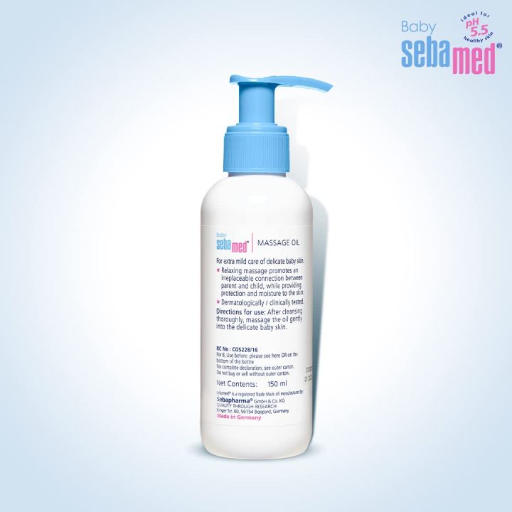 Sebamed%20Soothing%20Baby%20Massage%20Oil%20150ml%20With%20Soya%20Oil%7C%20Non-%20greasy%20%7C%20Ideal%20for%20newborn%20%7C%20Germany%20-%20Image%203