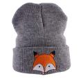 Cute Cartoon Fox Printed Knitted Winter Hats For Kids Soft Warm Caps Beanies Girls Boys UniChildren's Hat Bonnet Gift gorro. 