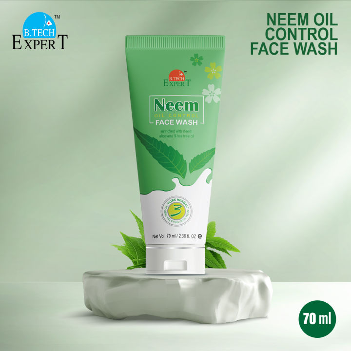 B.Tech%20ExperT%20Neem%20Oil%20Control%20Face%20Wash%20with%20Aloe%20Vera%20&%20Tea%20Tree%20Oil%20for%20Oily%20&%20Sensitive%20Skin%2070ml%20-%20Image%202