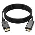 Dp Male to Hdmi Male high quality cable 2m 4k support.