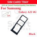 Samsung Galaxy A22 Sim Tray Micro SD Card Slot with Sim Ejector Pin Replacement Part.