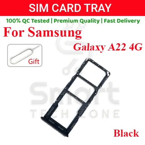 Samsung%20Galaxy%20A22%20Sim%20Tray%20Micro%20SD%20Card%20Slot%20with%20Sim%20Ejector%20Pin%20Replacement%20Part%20-%20Image%203