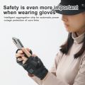 Skiing Fishing Heated Glove Temperature Control Wireless Electric Cycling Gloves USB Charging for Outdoor Riding Hand Protector.
