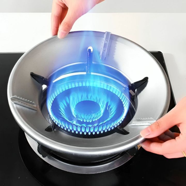 Gas Stove Cover (silver) Burner Stand/Gas Saver Jali Ring (Pack 1) Fire & Windproof Gas Saving, Gas Chula Stand, Silver Gas Saver Burner Stand Gas Chula Burner Gas Saver Stand Jali Ring Fire & Windproof Energy Saving