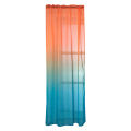 Window Curtain Panel Non-fading Transparent Gradient Tulle Curtain. 