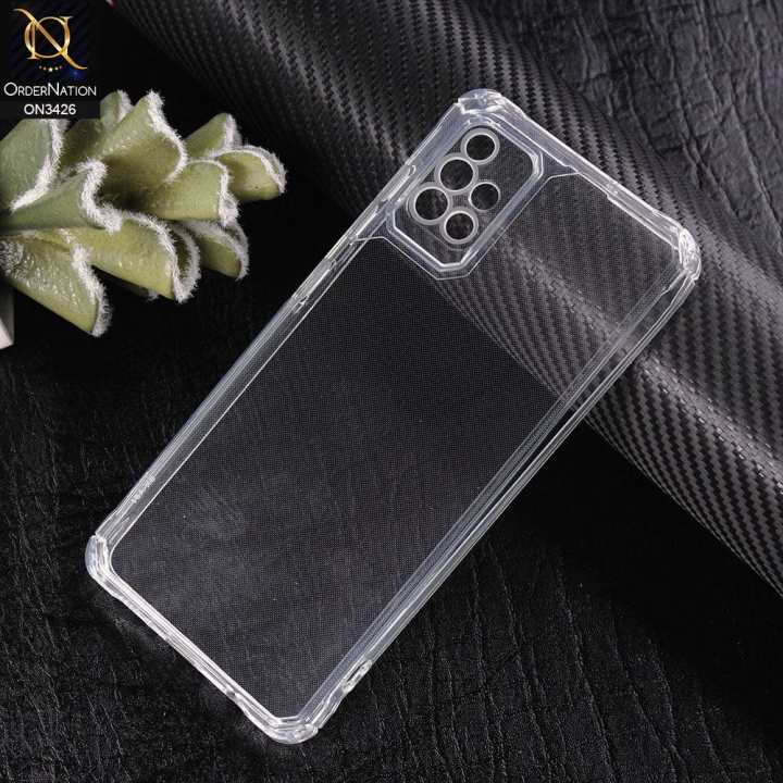 Samsung Galaxy A51 Premium Silicone Case Crystal Clear Soft TPU Ultra-Thin Transparent Flexible Protective Mobile Phone Back Cover - Mobile Back Cover