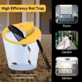Reusable Smart Mouse Rat Trap  Plastic Flip  Slide Bucket Lid  Mouse Trap Humane Or Lethal   Auto Reset Door Style Multi Catch（Yellow）. 