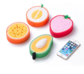 01 Piece Cute fruit shaped thickened sponge for dishes kitchen cleaning dishes washer sponges 01 pcs.