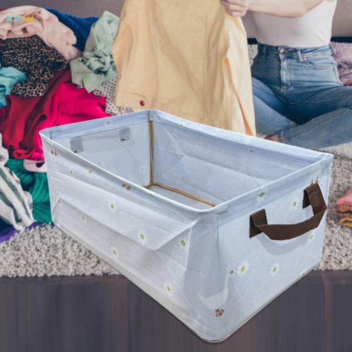 Clothing%20Storage%20Bins%20Fabric%20Cloth%20Bins%20Box%20for%20Books%20Household%20Closet%20-%20Image%203