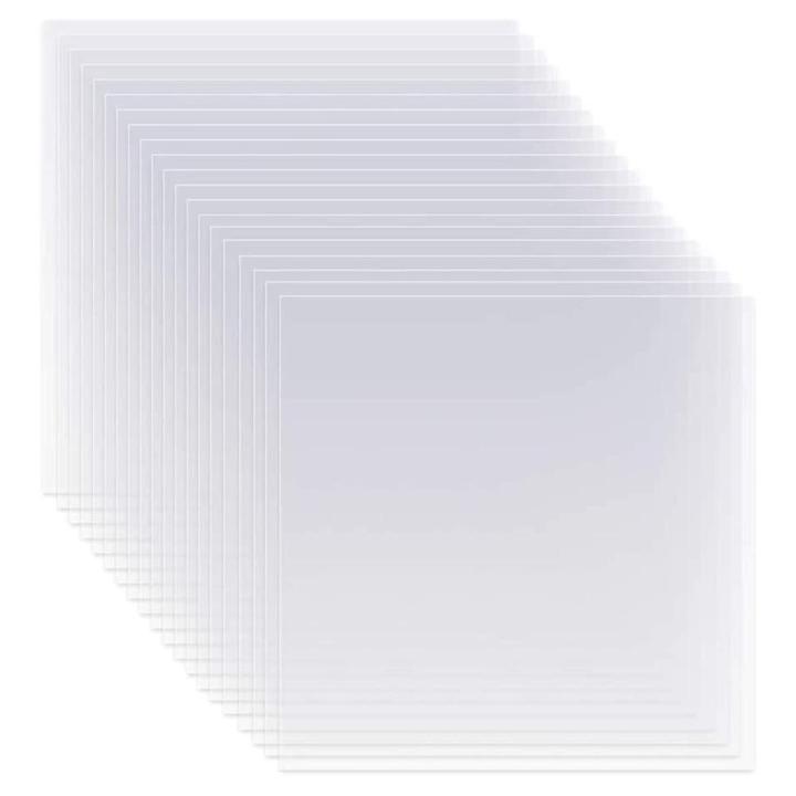 20Pcs Clear Mylar Stencil Sheets 12 inch Blank Stencil Material Sheets,for Compatible Cricut & Silhouette Cutting