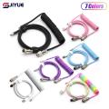 Coiled Cable Mechanical Keyboard Aviator Cable Type C Custom Usb Port Cable Aviator Coiling Cable For Gaming Keyboard Access. 