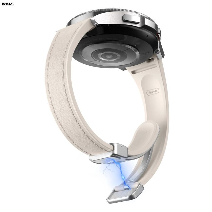 Slim Leather+Silicone strap for Samsung Galaxy Watch Classic