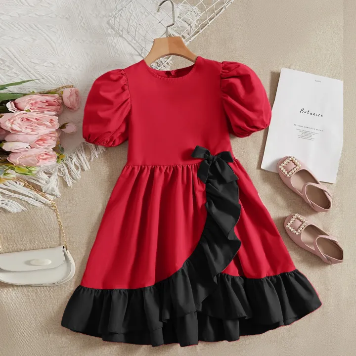 Attractive%20Fashionable%20Design%20Baby%20Girl%20%20One%20Piece%20Dress%20Dubai%20Charry%20Fabric%20-%20Image%206