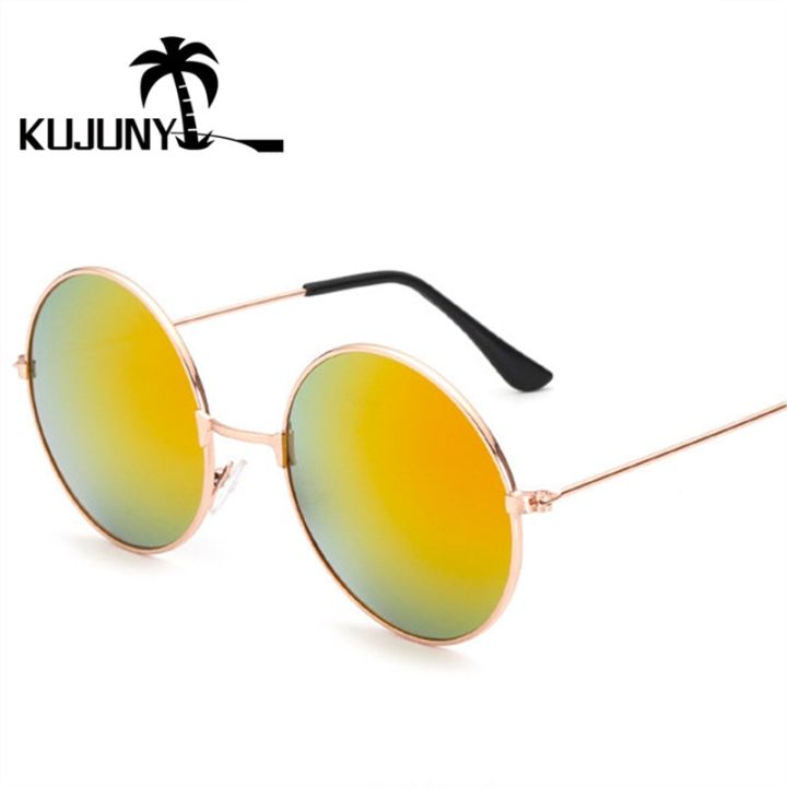 KUJUNY%20john%20lennon%20glasses%20Retro%20Round%20Prince%20Sunglasses%20Vintage%20Circle%20Male%20Female%20Reflective%20circle%20Sun%20Glasses%20oculos%20de%20sol%20-%20Image%205