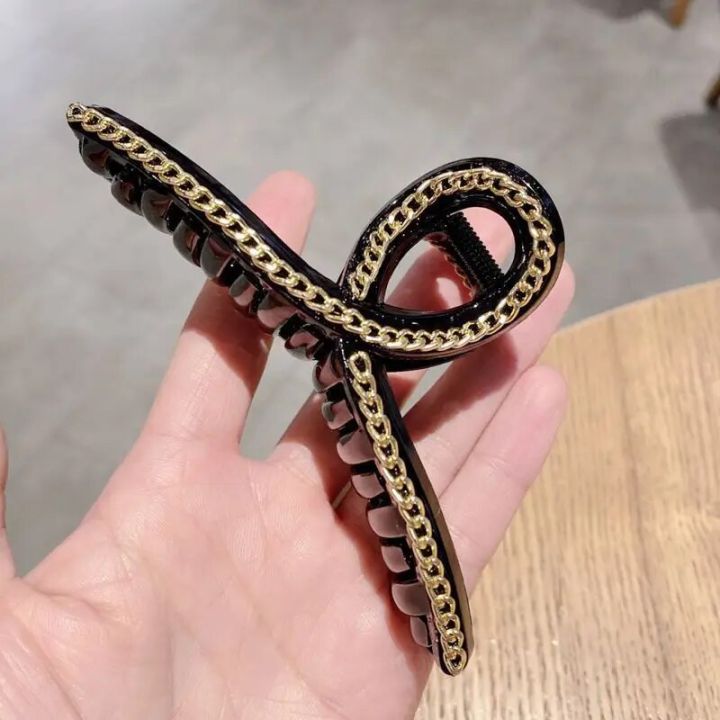 【beauty code store】Full Elegant Hair Claws Fashion Hair Accessories Women's Shiny Rhinestone Plate Clip Hairpin Girl Headwear