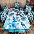 Table Cover 3D print Dining Table Cover Digital new Table cover  with 6pc matching chair cover full 7 pcs set  White Collection. 