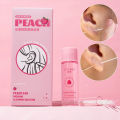 Pierced Ear Cleaning Set Solution Peach Flavor Floss Cotton Thread Ear Hole Aftercare Tool Kit Disposable Earrings Hole Cleaner. 