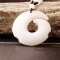 Fashion Green Jade Dragon jade Pendant Necklace Jewellery Chinese Hand-Carved Relax Healing Women Man Luck Gift.