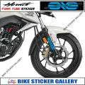 Fork Tube Sticker for  Hornet Bike - Zigzag Design  ( Waterproof & Premium quality) / Bike Sticker Gallery. 